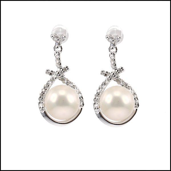 natural white freshwater pearl earrings, white freshwater pearl earrings, pearl necklace, freshwater pearl earrings, sterling earrings