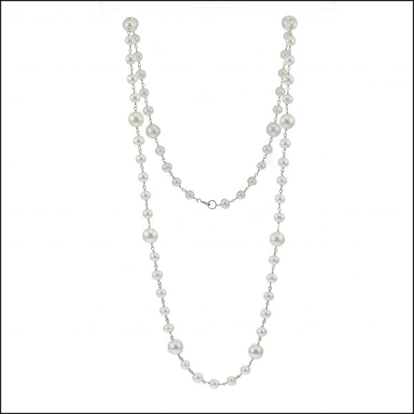 Lido Pearls Rope Necklace - F293 -0