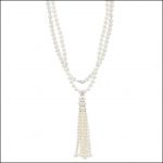 RP015 - Freshwater Pearls Tassel Necklace-0