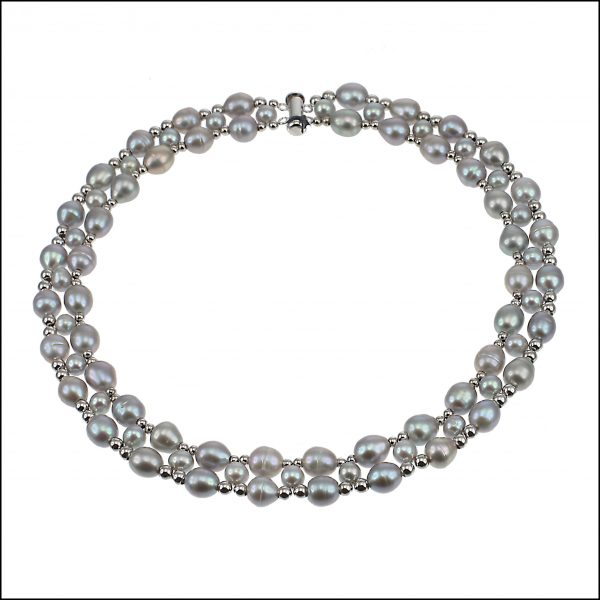 Lido Pearls F301 - Silver Grey Pearls-0