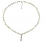 Lido Necklace - C53 - Pearl & CZ Necklace-2298