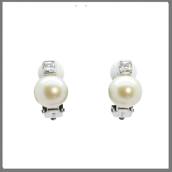 Lido Pearl P24E - Pearl Clip On Earrings-0