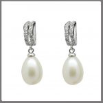 Lido Pearls YP003E - Pearl & CZ Earrings-0