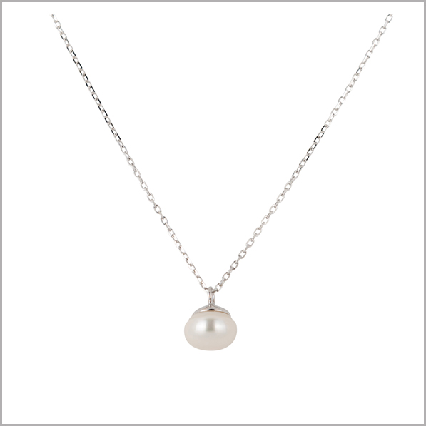 Lido Pearl - OJ103 Single Pearl Pendant - Lido Collection